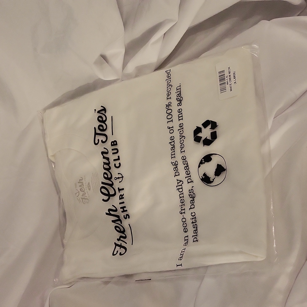 White Fresh Clean Tee BNWT.  Price is firm.